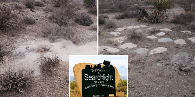 70 piles of cremated human remains mysteriously dumped in desert near Las Vegas sparks investigation