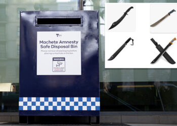 Australian state rolls out machete ‘disposal bins’ ahead of ban