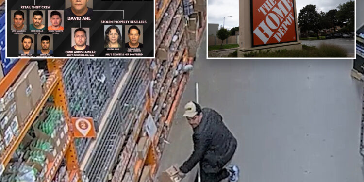 California crime ring stole 600 times from Home Depot — swiping $4M in goods