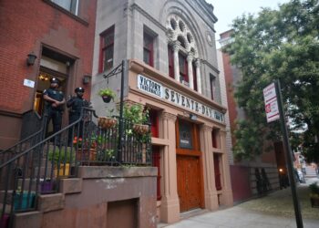 The man got into a knife fight with his 40-year-old husband inside the apartment on West 138th Street near Frederick Douglass Boulevard, neighboring the Victory Tabernacle Seventh Day Christian Church, law enforcement sources said.