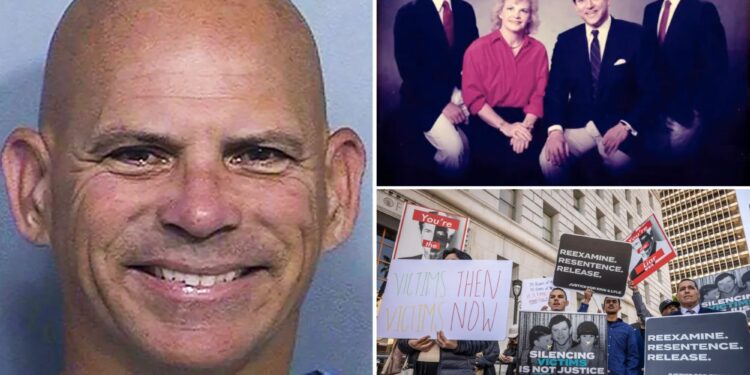 Lyle Menendez denied parole, leaving both brothers in jail for killing parents