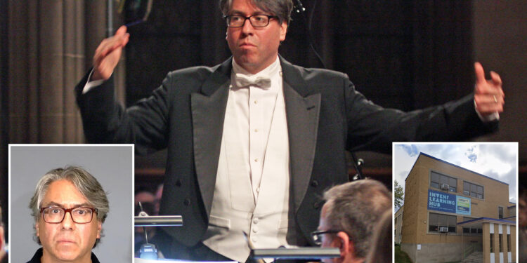 NYC conductor Julian Wachner arrested on child porn charges while working as a teacher