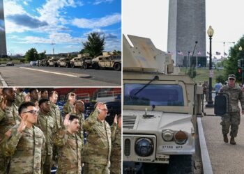 National Guard takes to the streets of DC in support of Trump’s crime crackdown