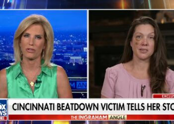 Cincinnati beatdown victim tells her story on Laura Ingraham's show.