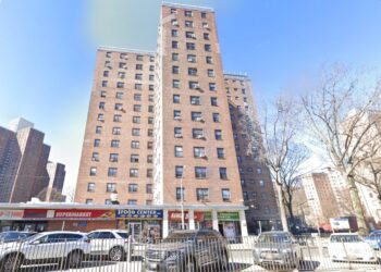 The older man was stabbed in the neck, allegedly by his own son, on July 20 inside an apartment within NYCHA's Rangel Houses, cops and sources said.