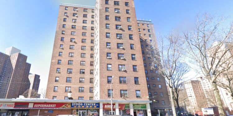 The older man was stabbed in the neck, allegedly by his own son, on July 20 inside an apartment within NYCHA's Rangel Houses, cops and sources said.