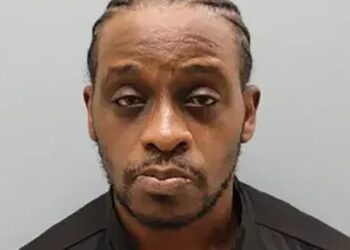 Mugshot of Jemaine Thomas, who was found guilty of murdering his adoptive son.