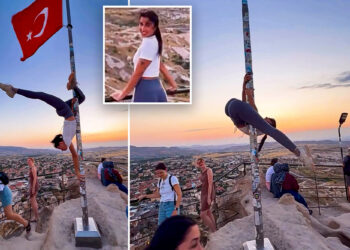 Wannabe influencer facing jail time for stunt dancing on Turkish flag