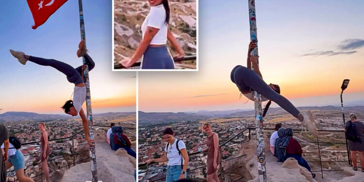 Wannabe influencer facing jail time for stunt dancing on Turkish flag