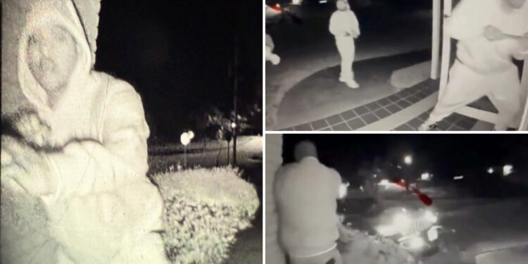 Chilling video shows burglar shoot and kill homeowner