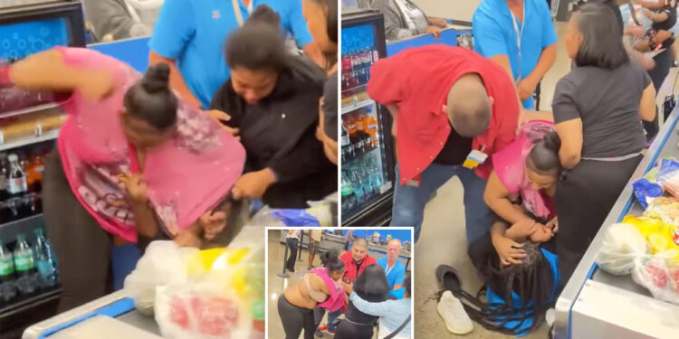 Indiana Walmart employee is beaten by mob of women in disturbing viral video