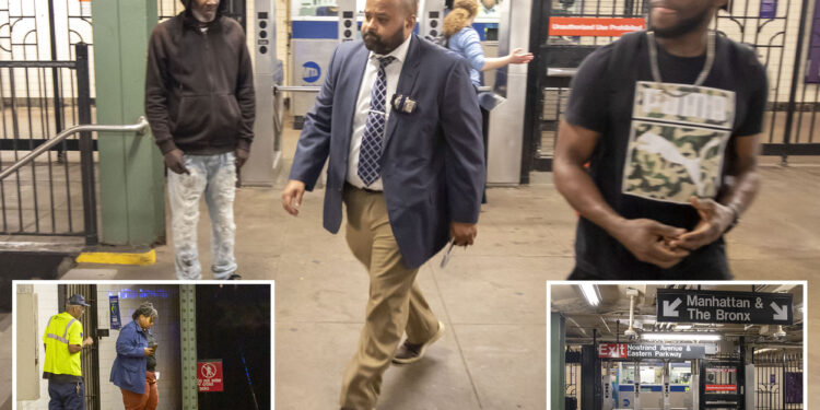 MTA worker, 64, slashed on neck by crazed man walking on NYC subway tracks: cops