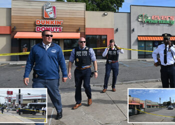 NYC boy, 13, clinging to life after being shot in head outside Queens Dunkin Donuts