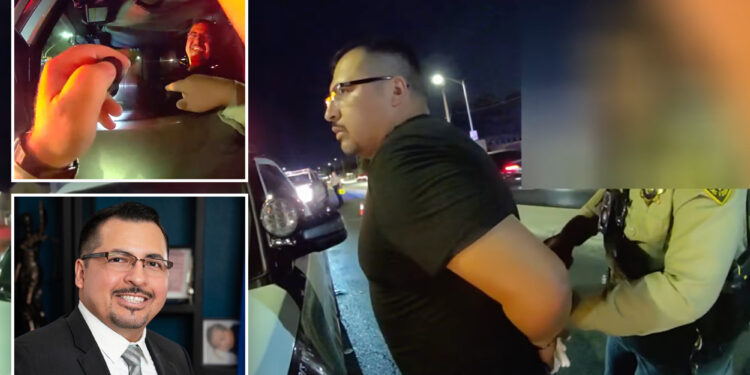 Nevada state senator Edgar Flores busted for suspected DUI after he's caught sleeping at Vegas stoplight