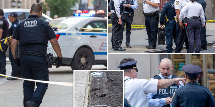 Teen bystander shot, man stabbed in separate, simultaneous NYC attacks around corner from each other