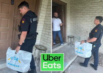 Texas cop delivers Uber Eats order after arresting delivery driver