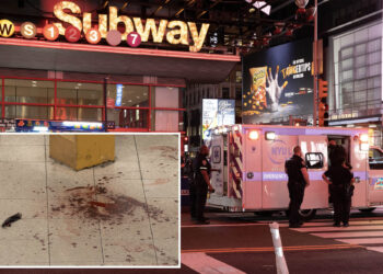 Times Square rocked by spurt of violence with slashing and alleged beating by off-duty FDNY firefighter: cops