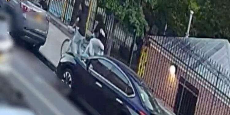 around 6:40 p.m. Sept. 9 at East 188th Street and Webster Avenue in Fordham, cops said.