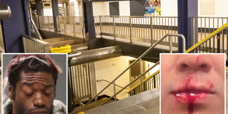 Career criminal recently cut loose by judge busted in unprovoked slashing of stranger outside NYC subway station