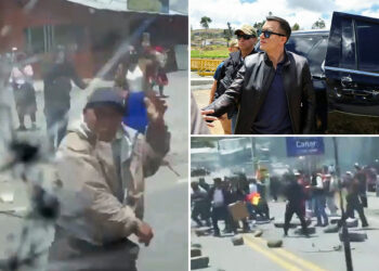 Ecuador President Noboa's motorcade attacked with rocks in alleged assassination attempt
