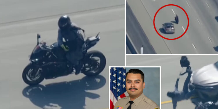 Suspected LA cop-killer who had high-speed motorcycle crash ID'd