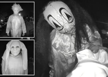 Virginia doorbell footage captures Halloween mask wearing trio threaten to kill widow, family