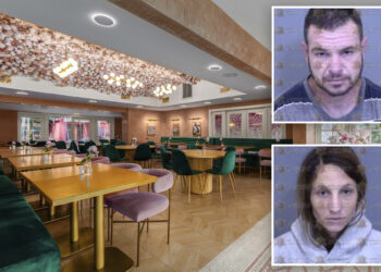 'Amorous' couple caught on camera having sex in Arizona eatery before robbing it arrested