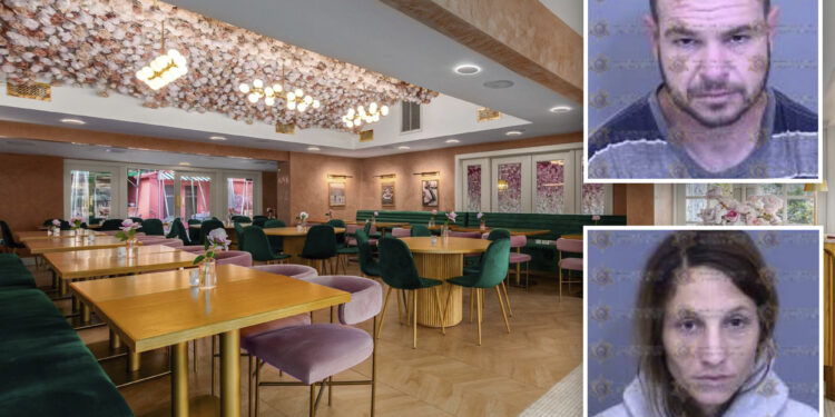 'Amorous' couple caught on camera having sex in Arizona eatery before robbing it arrested