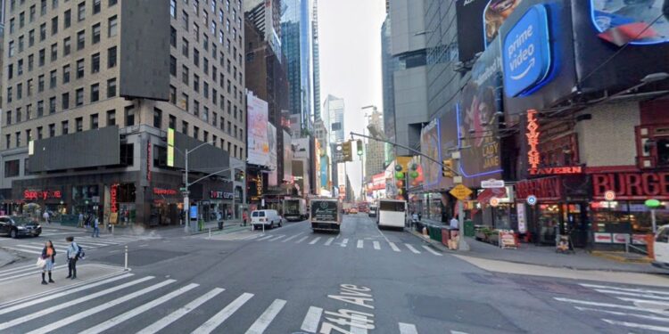 West 49th Street near 7th Avenue