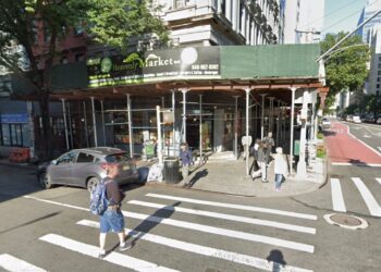 Mahmoud Bourada, 34, flung the knife at another 34-year-old man who he’d ordered to leave the Heavenly Market where he worked on Third Avenue near East 23rd Street around 11 p.m. Tuesday, according to cops and law enforcement sources. 