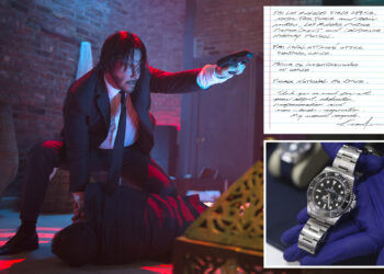 Keanu Reeves’ message as stolen ‘John Wick’ Rolex found in FBI bust