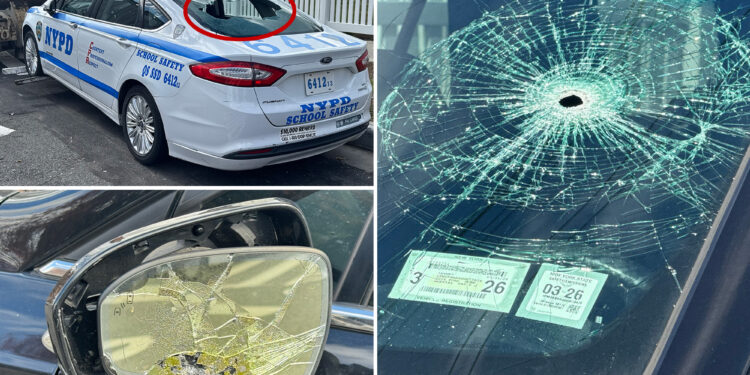 Lexus-riding vandal who allegedly smashed up, slashed tires of 11 NYPD vehicles busted, promptly cut loose in court