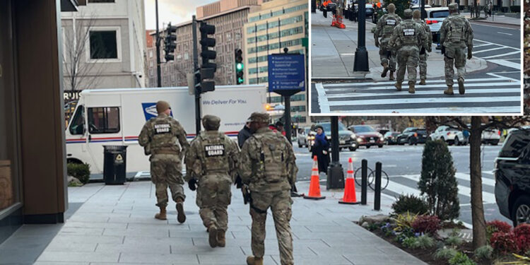 National Guard on 'alert' with roving patrols in DC after alleged terror suspect's shocking ambush