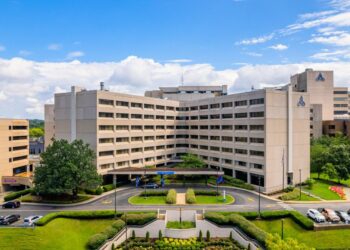 Aerial view of Ascension Saint Thomas Hospital West in Nashville, Tennessee.