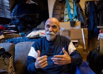 Mustafa Sevindik, 71, was walking with his wife and son when a female stranger bashed him in the head unprovoked, cops and sources said.