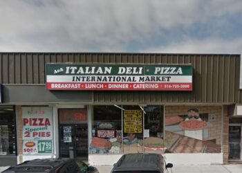 Exterior of A&A Italian Deli & Pizza International Market.