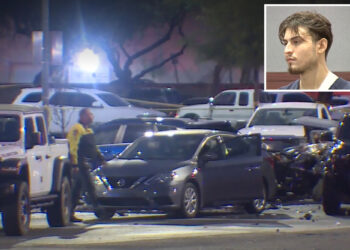 Horrific videos show teen driver speeding to 109 mph before smashing into cars, killing pregnant girlfriend and 2 others