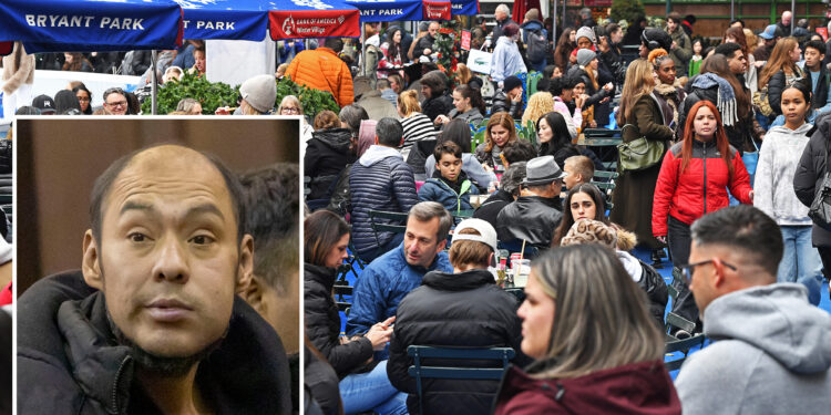 Maniac who randomly slapped boy, 6, outside Bryant Park’s Winter Village has 17 prior busts: cops