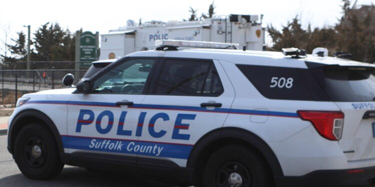 Suffolk County Police car.